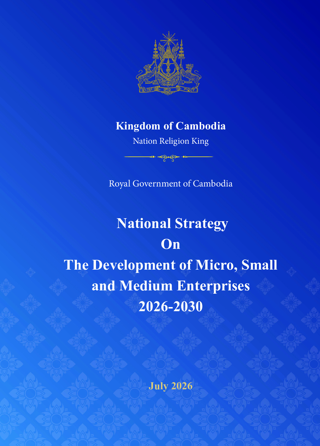 National Strategy On The Development of Micro, Small and Medium Enterprises 2026 - 2030